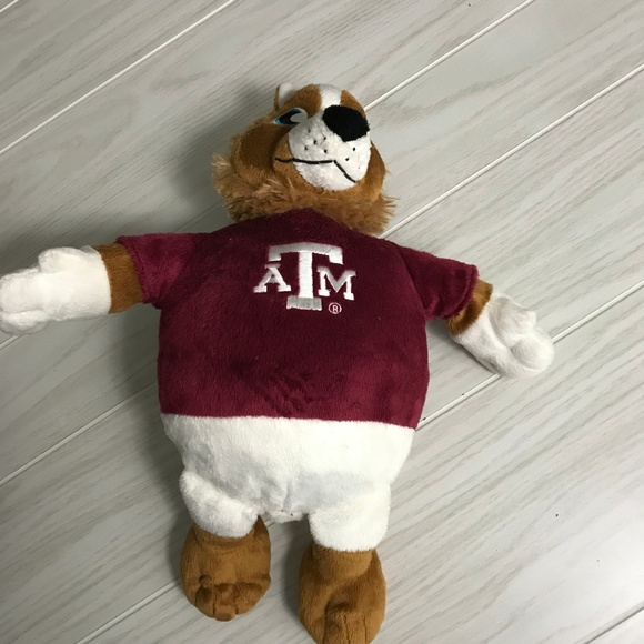 Texas A & M Aggies plush stuffed mascot football zipper converts teddy  football - Picture 8 of 8